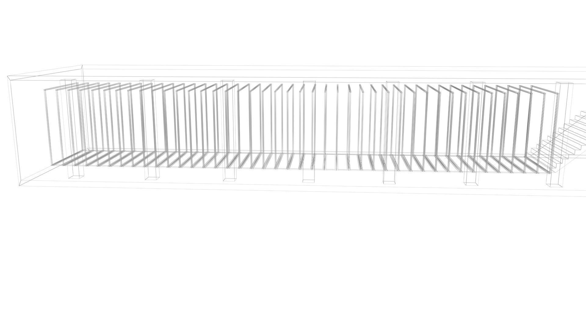 Green Spiatal Tunnel 3D model_31