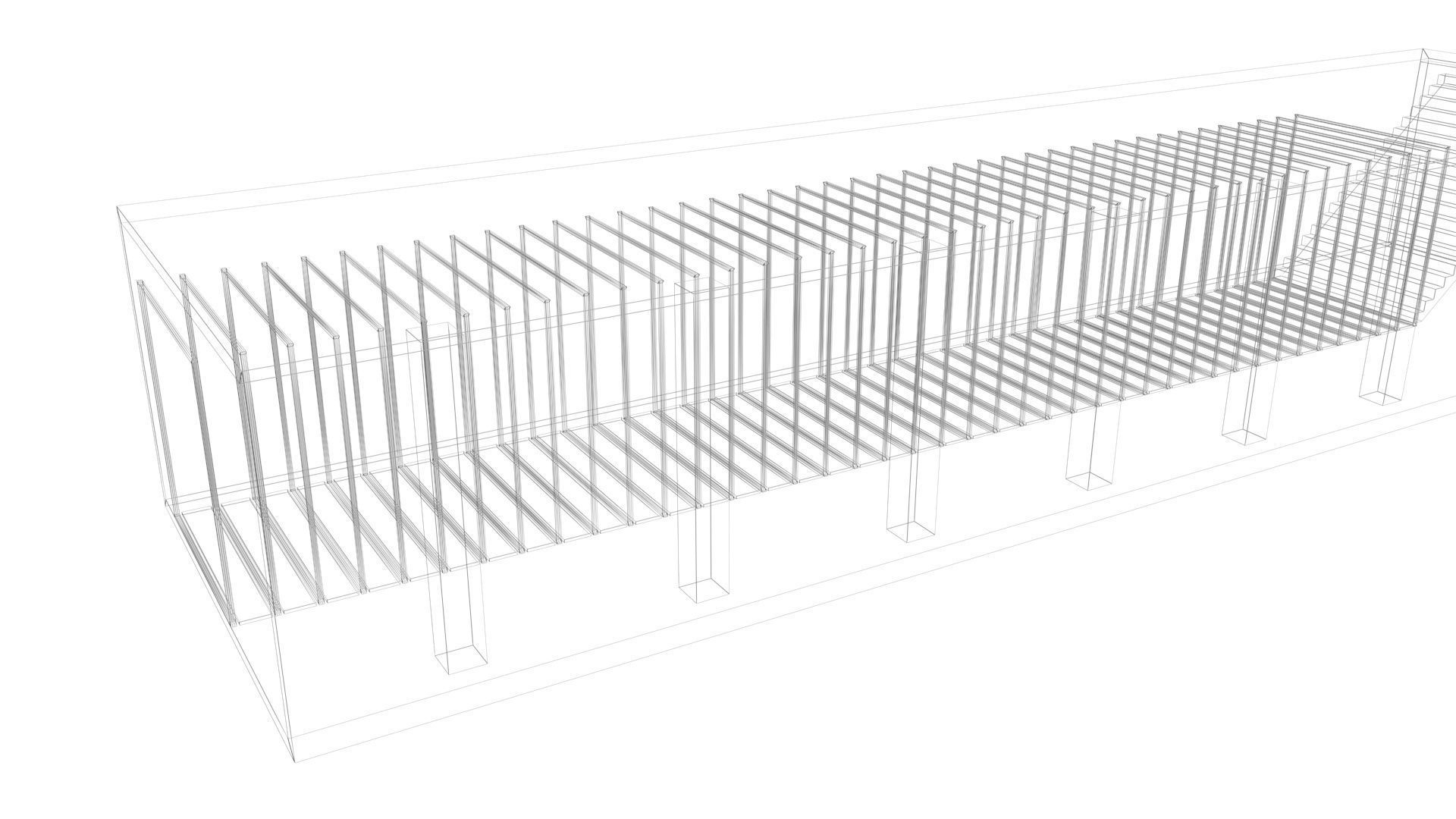 Green Spiatal Tunnel 3D model_32