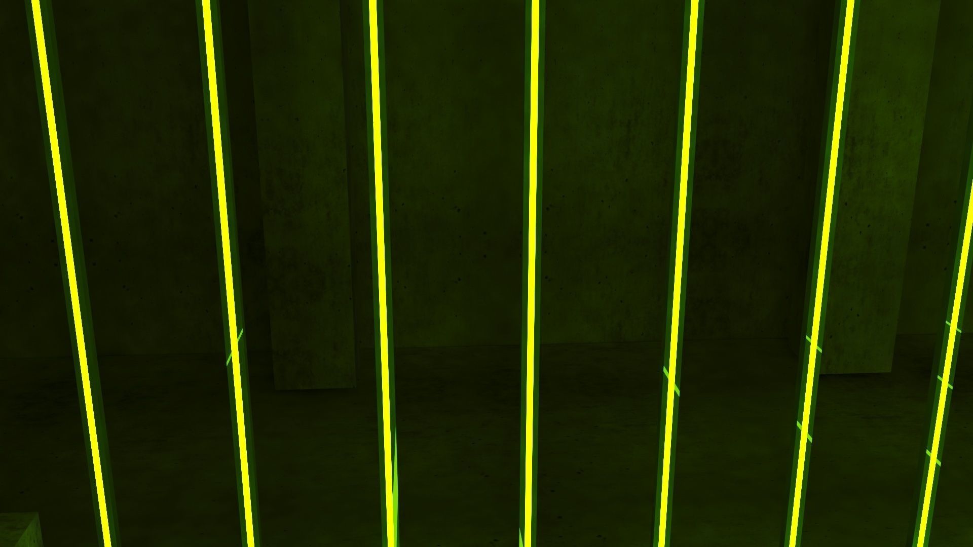 Green Spiatal Tunnel 3D model_5