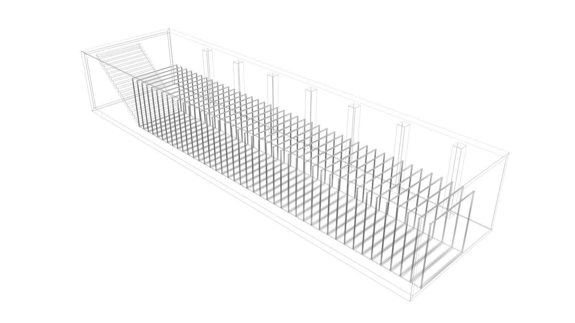 Green Spiatal Tunnel 3D model_26