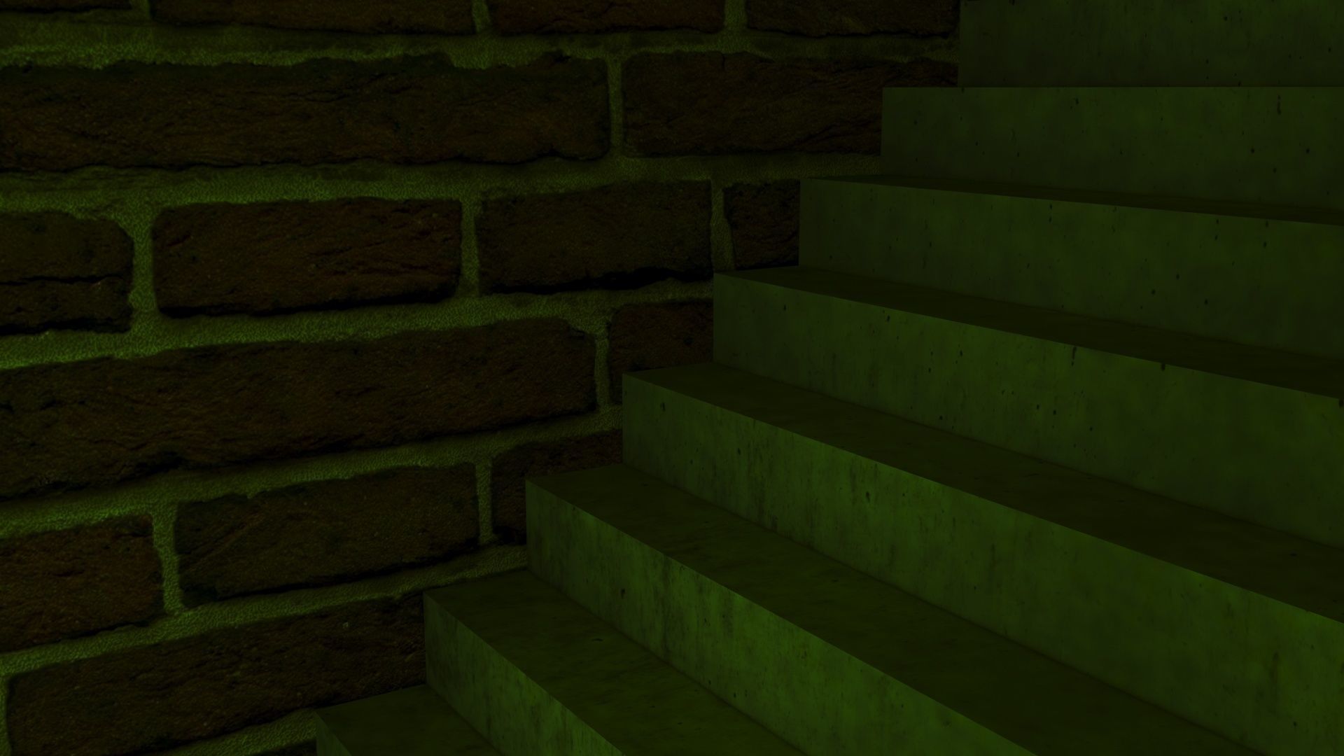 Green Spiatal Tunnel 3D model_17