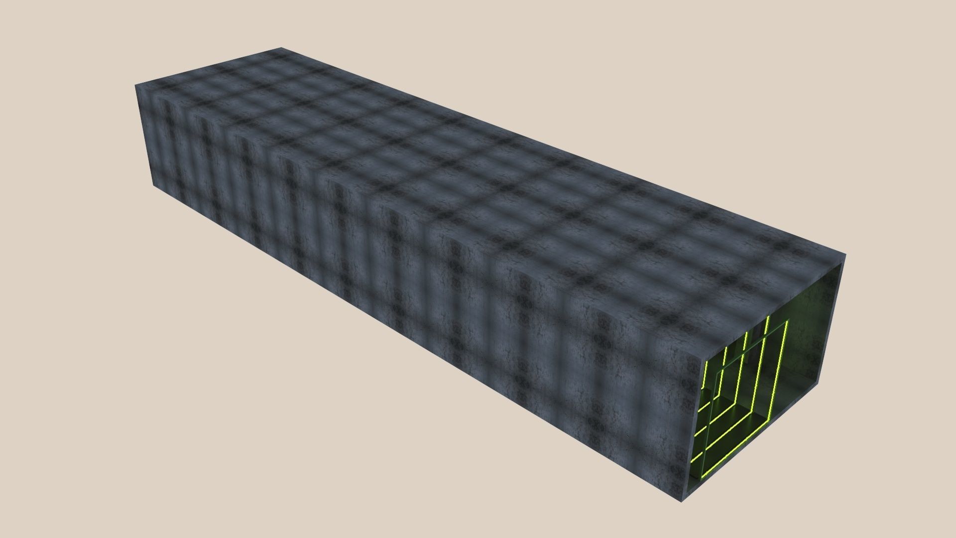 Green Spiatal Tunnel 3D model_25