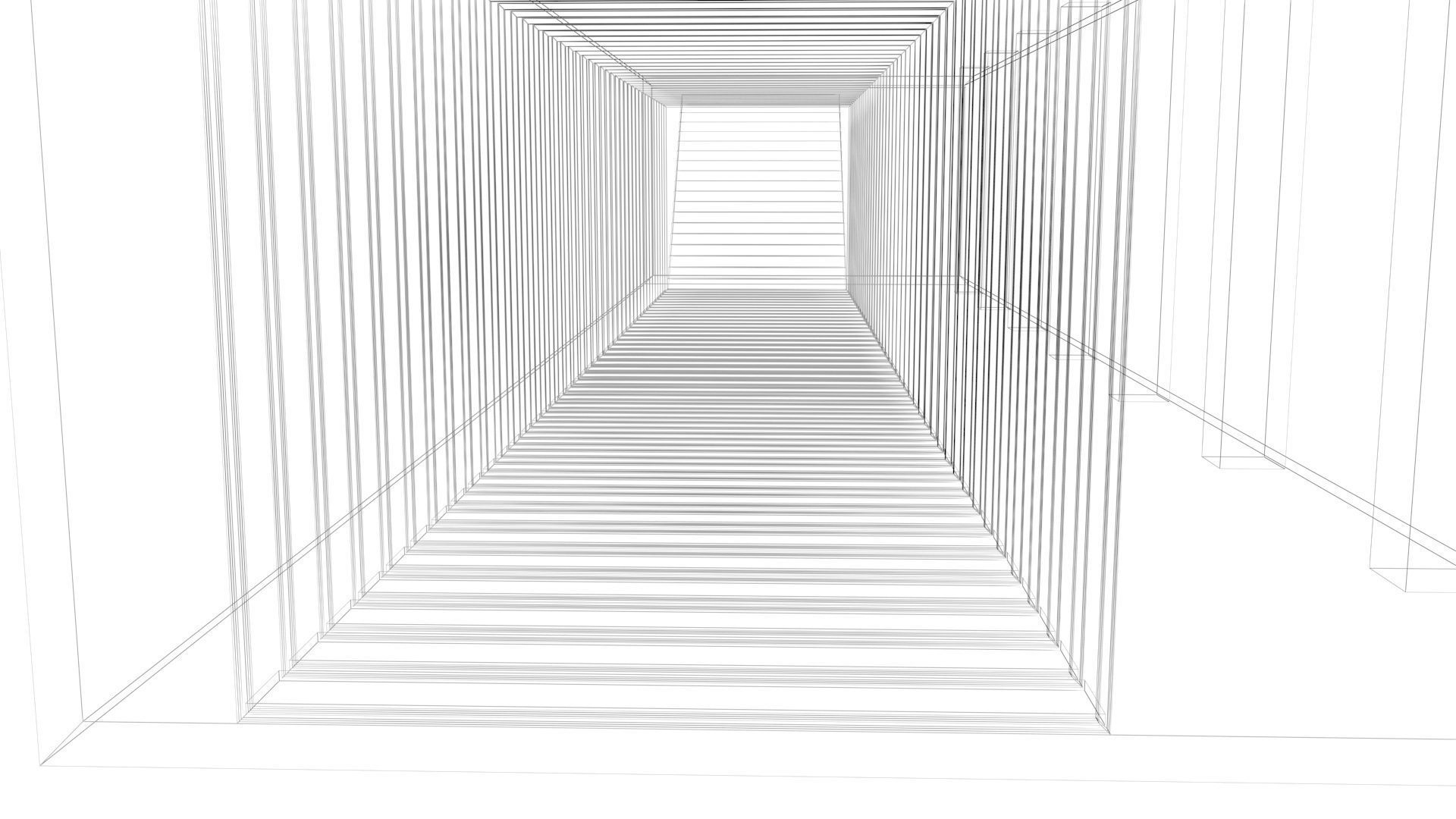 Green Spiatal Tunnel 3D model_33