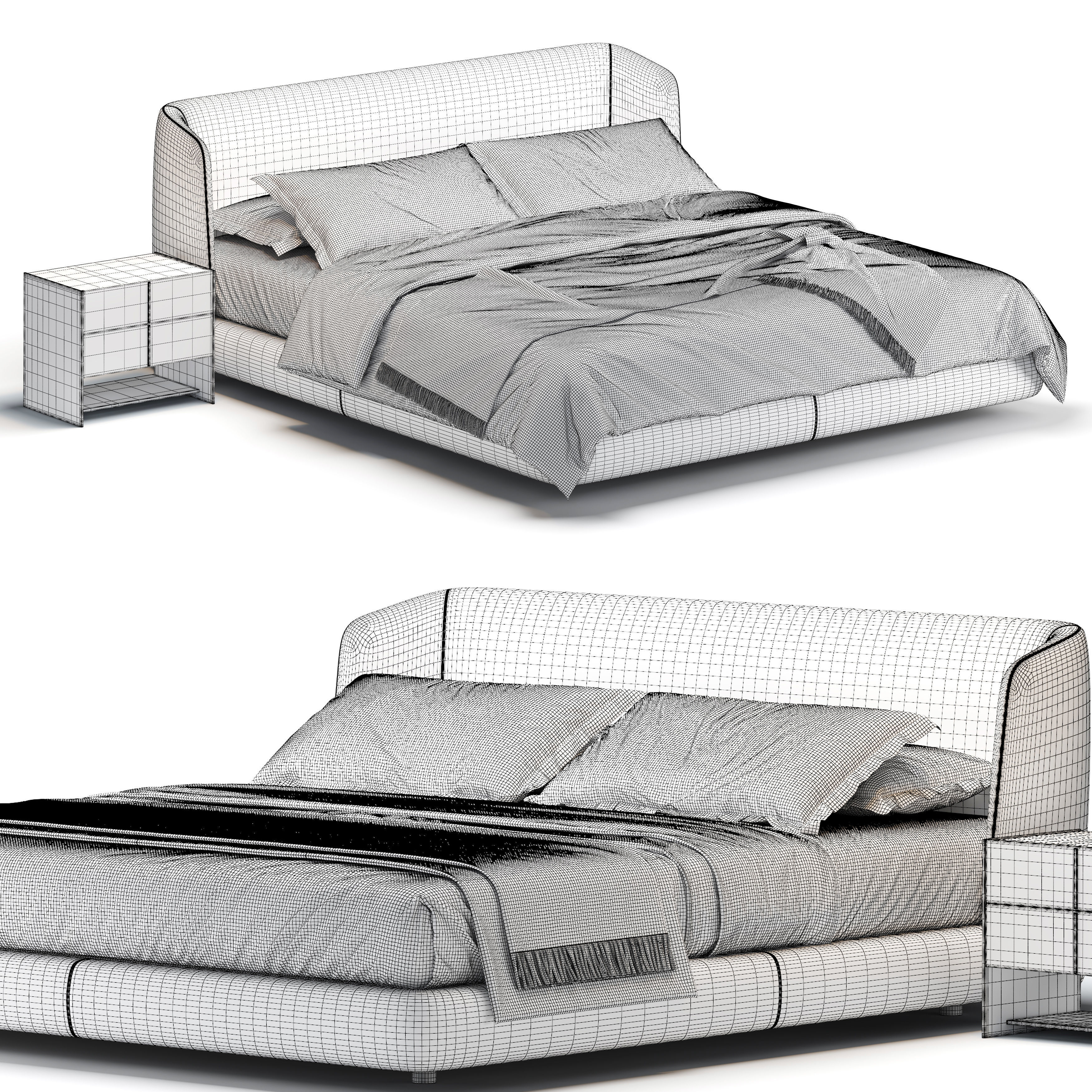Virgin Bed 3D model_6