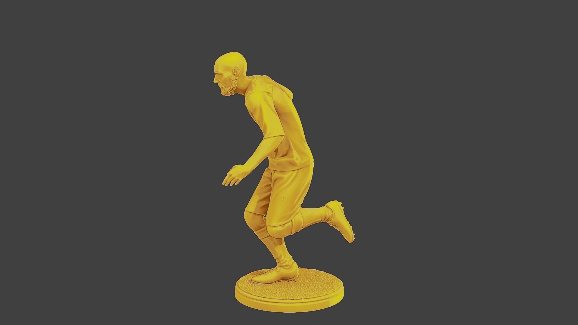 Soccer Player SP 036 3D print model_3
