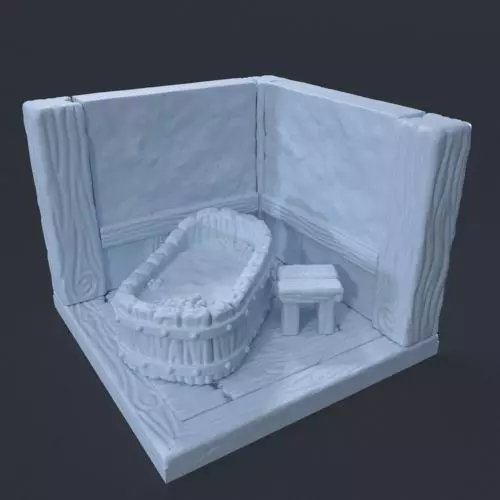 Bedroom DnD Set 3D print model 3D print model