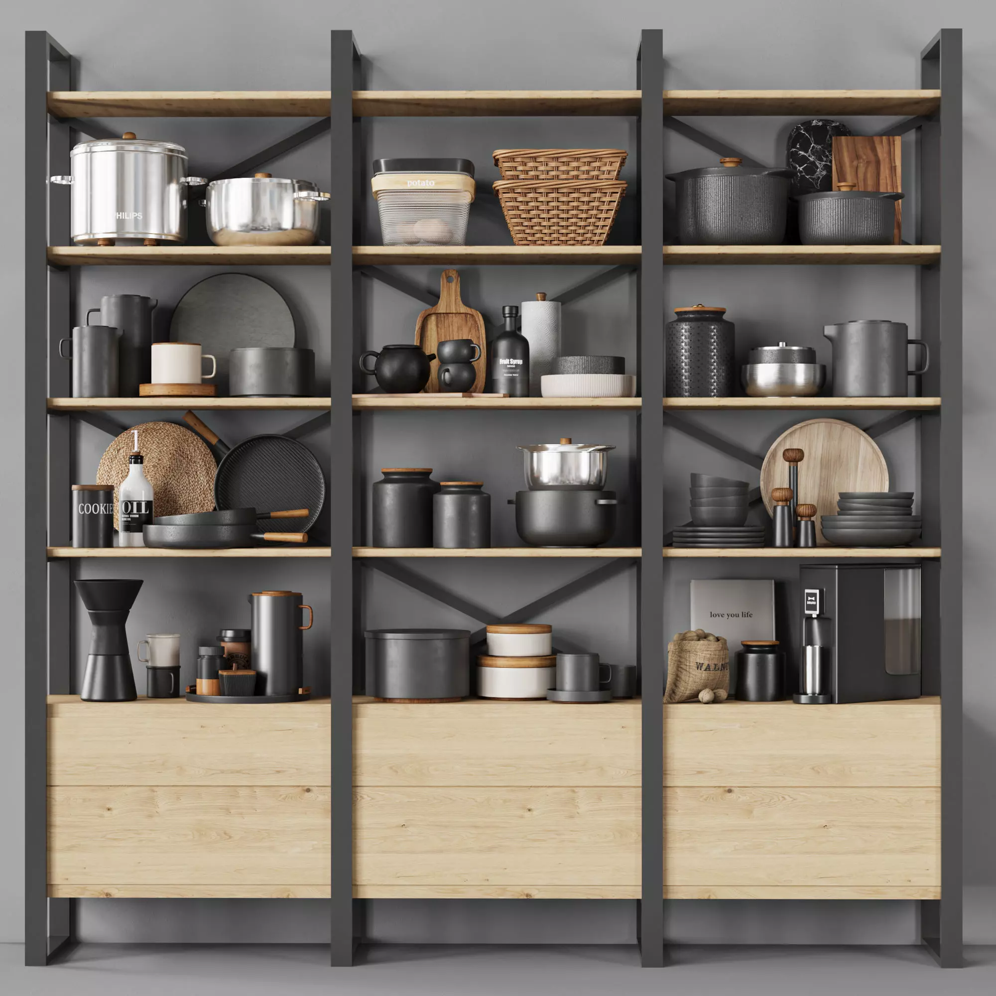 kitchen accessories044 3D model