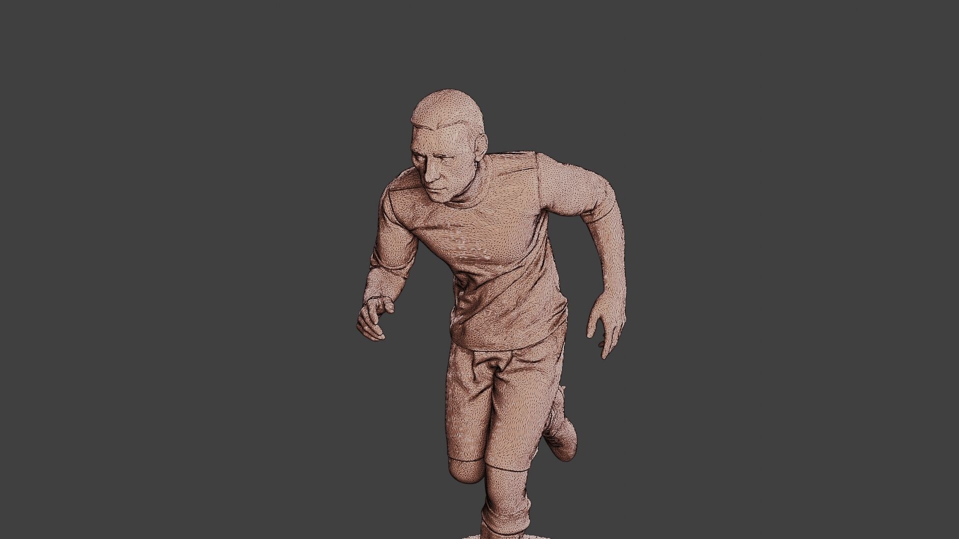 Soccer Player SP 038 3D print model_12