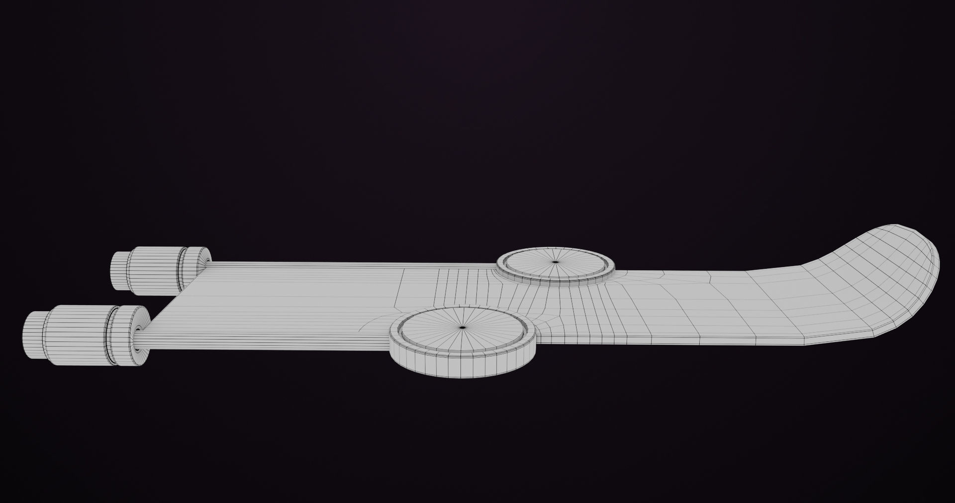 Sci Fi Hoverboard 9 All PBR Unity UE Textures Included Low-poly 3D model_15