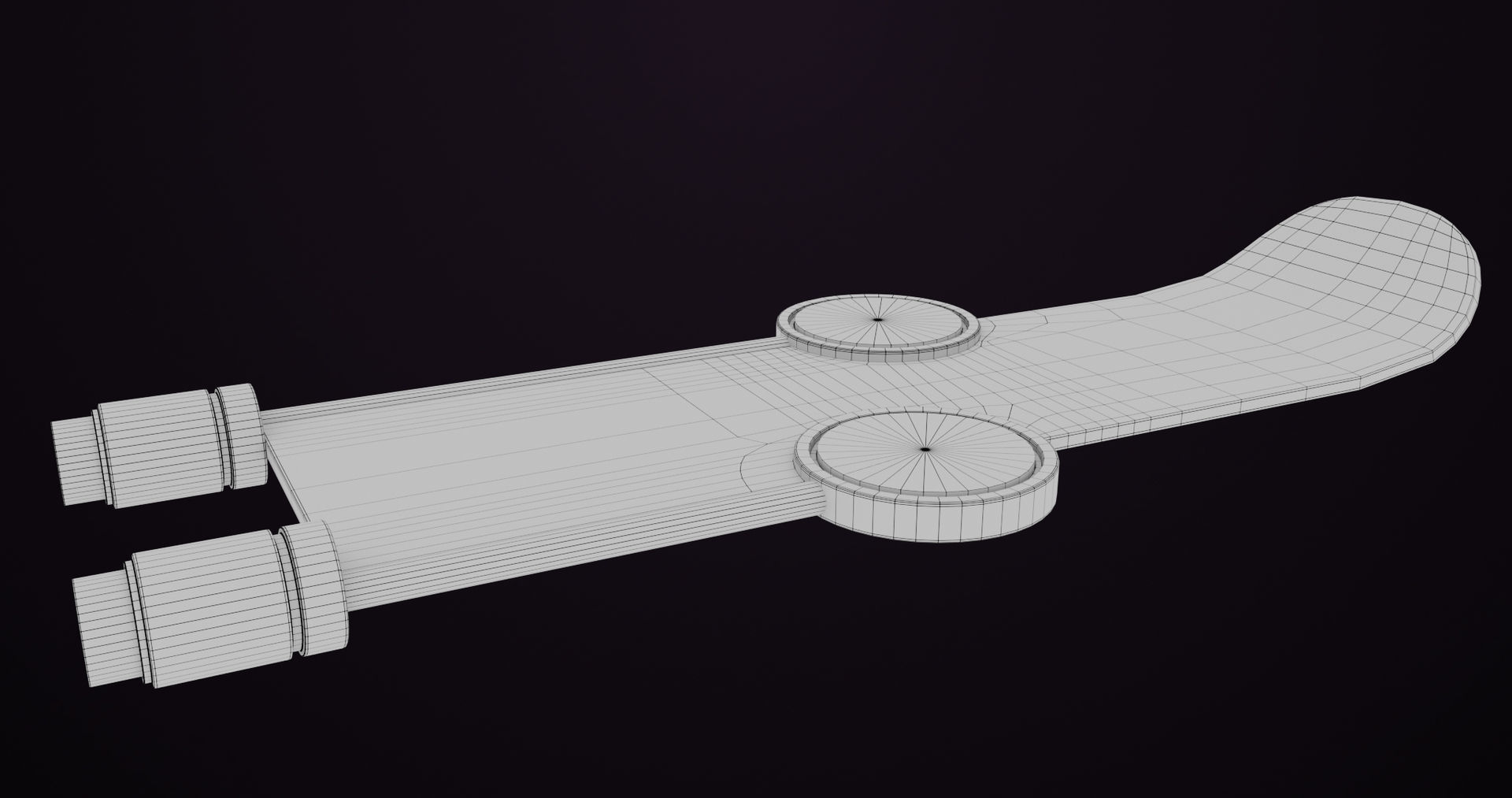 Sci Fi Hoverboard 9 All PBR Unity UE Textures Included Low-poly 3D model_18