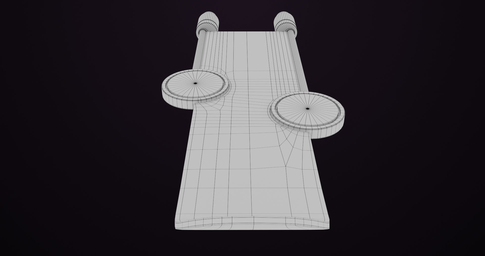 Sci Fi Hoverboard 9 All PBR Unity UE Textures Included Low-poly 3D model_16