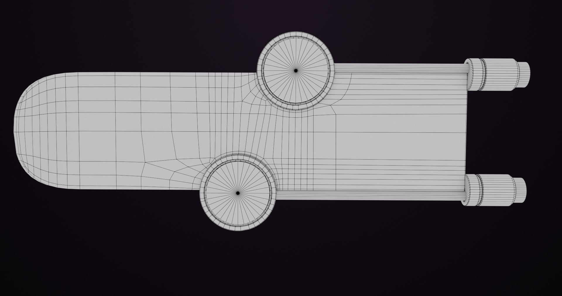 Sci Fi Hoverboard 9 All PBR Unity UE Textures Included Low-poly 3D model_17