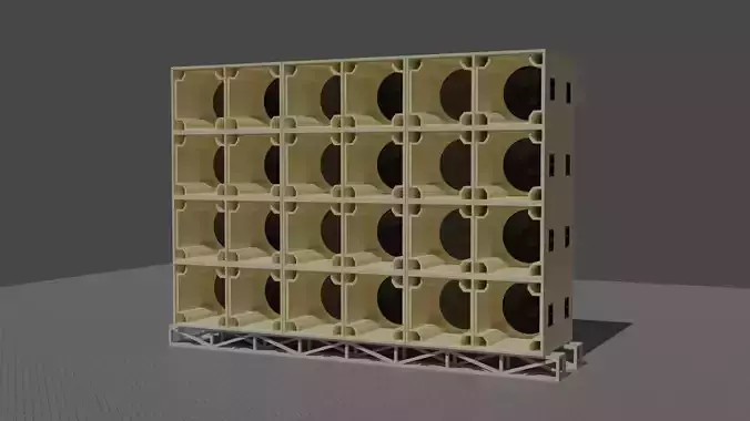 Box Planar Brewog Audio 3D Model 