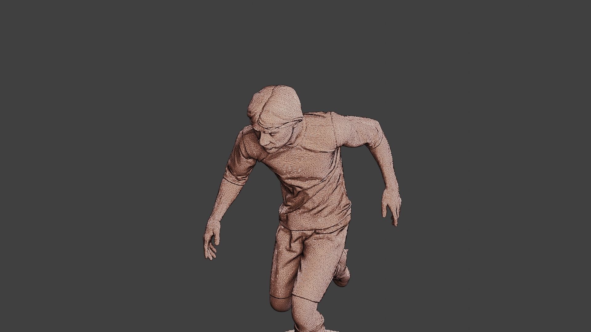 Soccer Player SP 040 3D model 3D printable | CGTrader