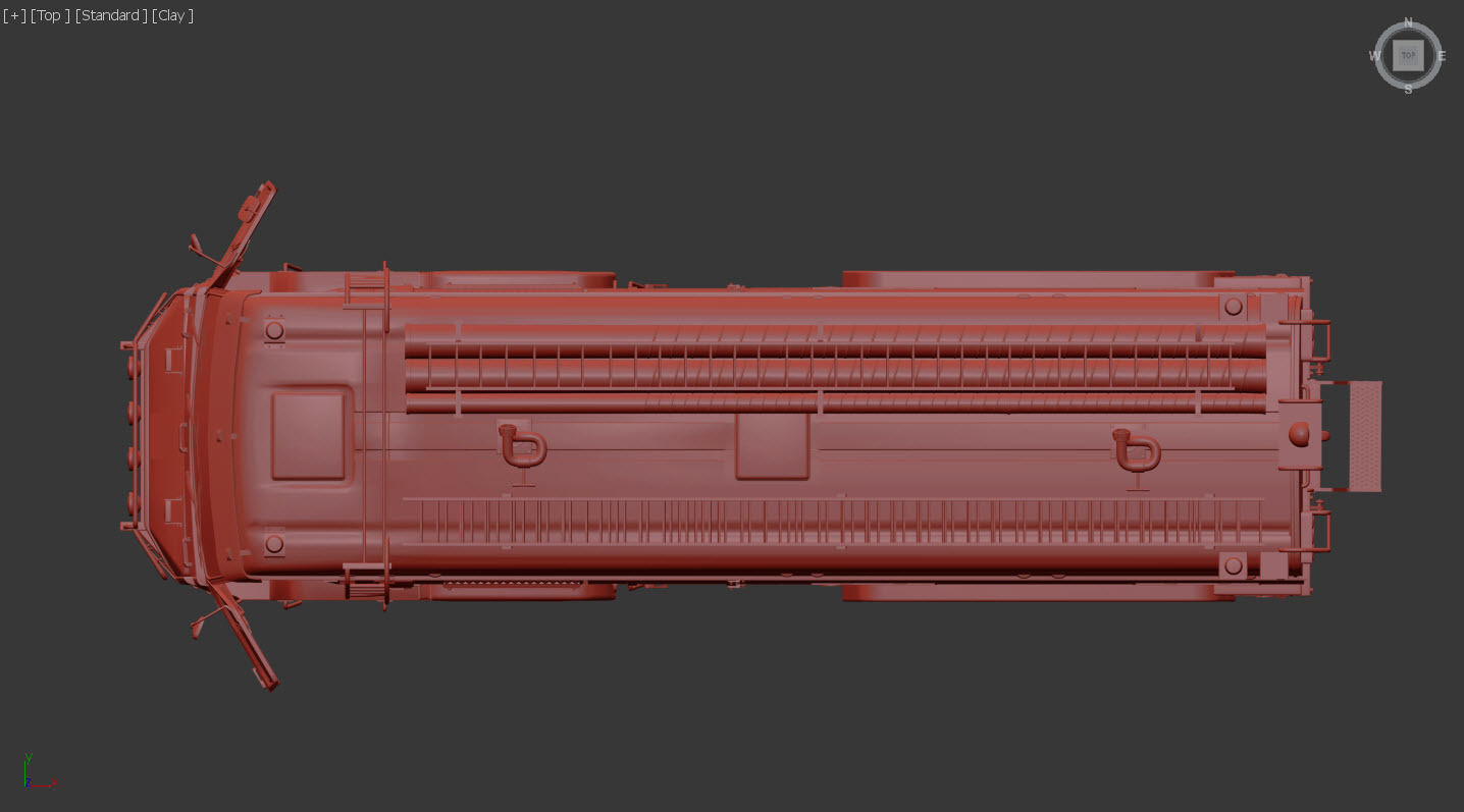 Firefighter vehicle 3D model_14