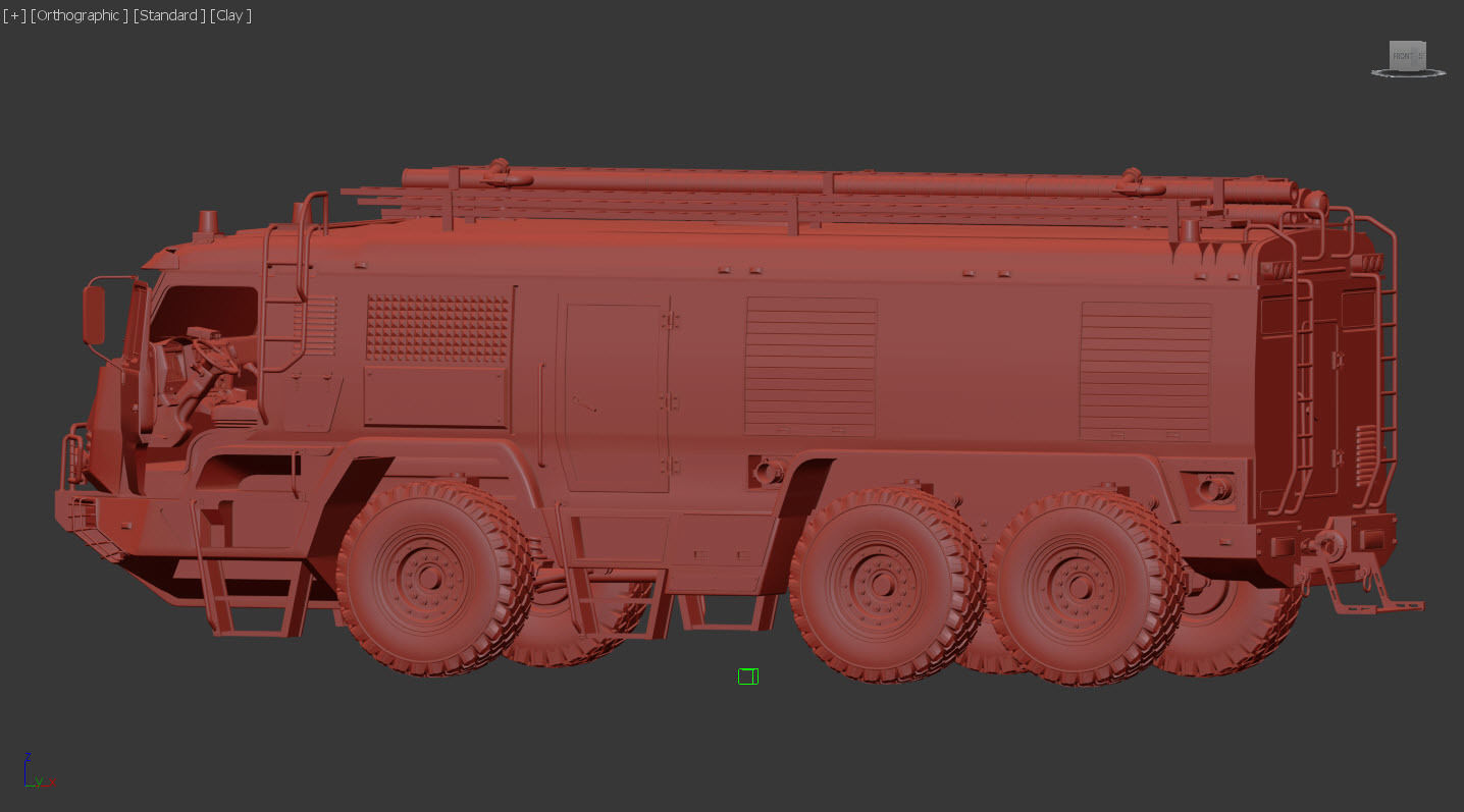 Firefighter vehicle 3D model_15