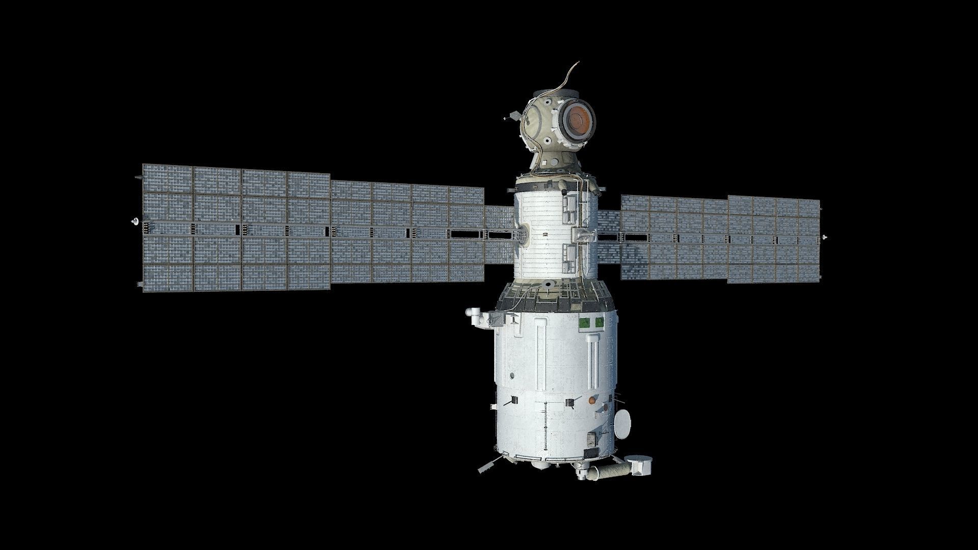 High quality 3D model Zvezda ISS module  3D model_9