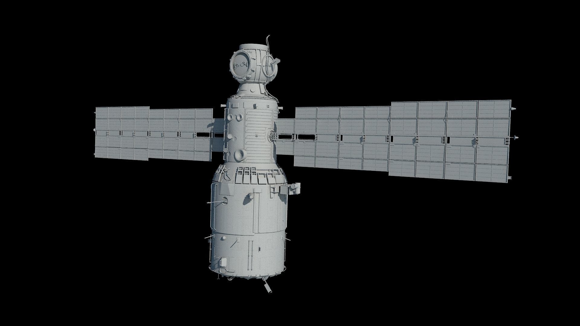 High quality 3D model Zvezda ISS module  3D model_7