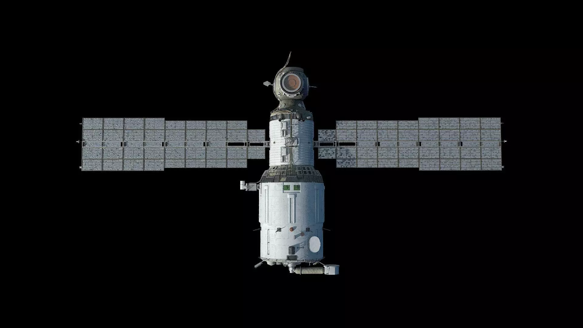 High quality 3D model Zvezda ISS module  3D model_0