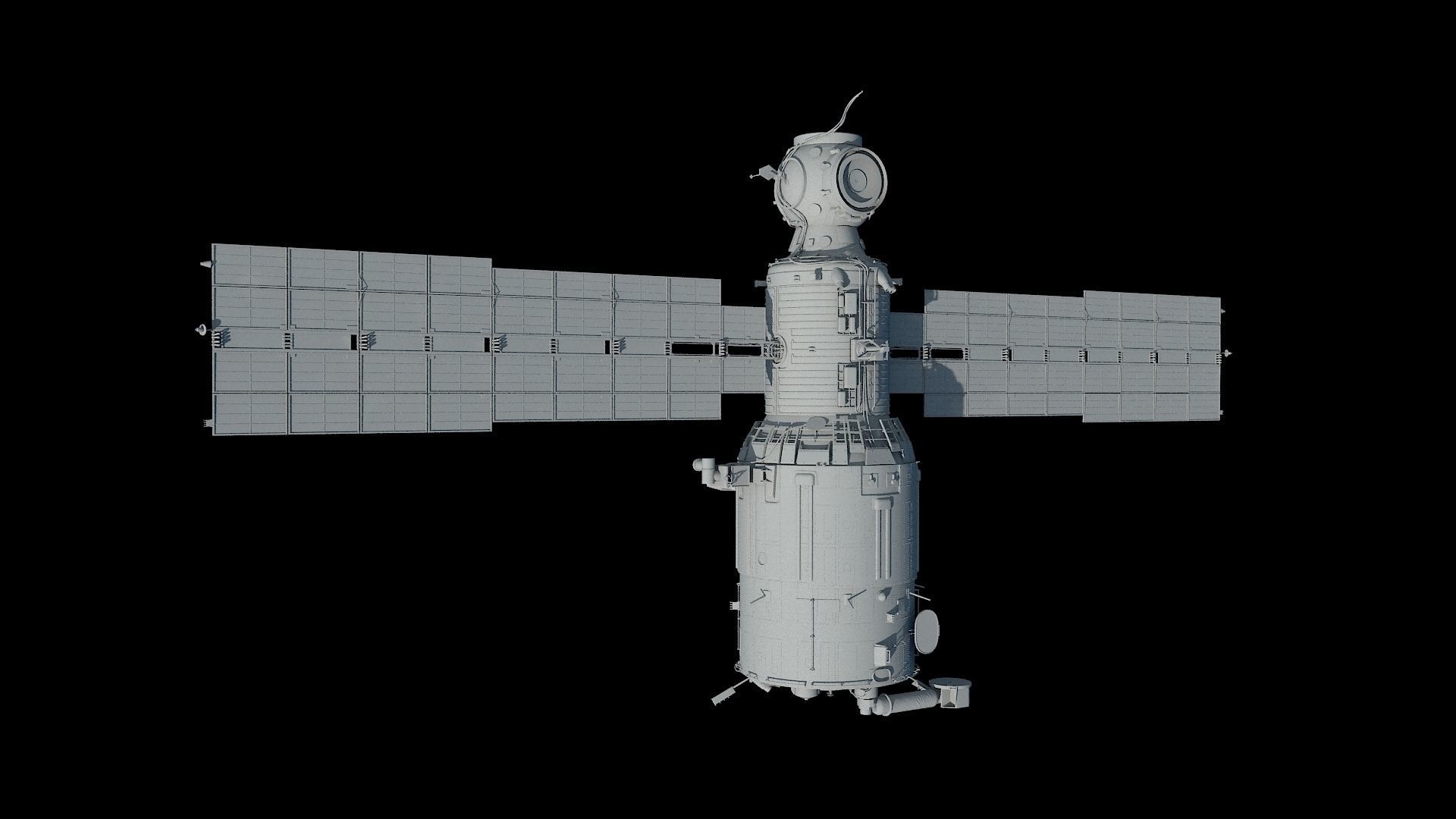 High quality 3D model Zvezda ISS module  3D model_10