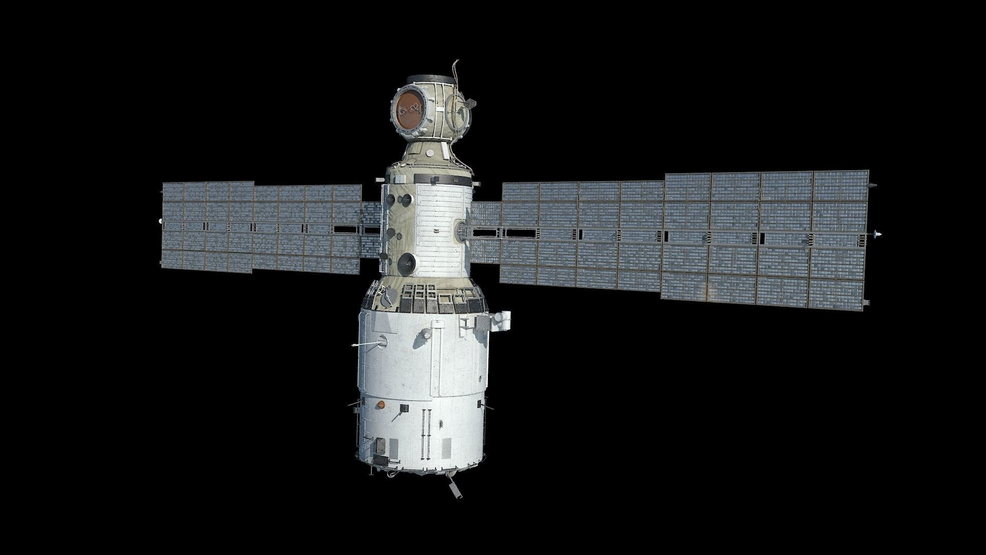 High quality 3D model Zvezda ISS module  3D model_6
