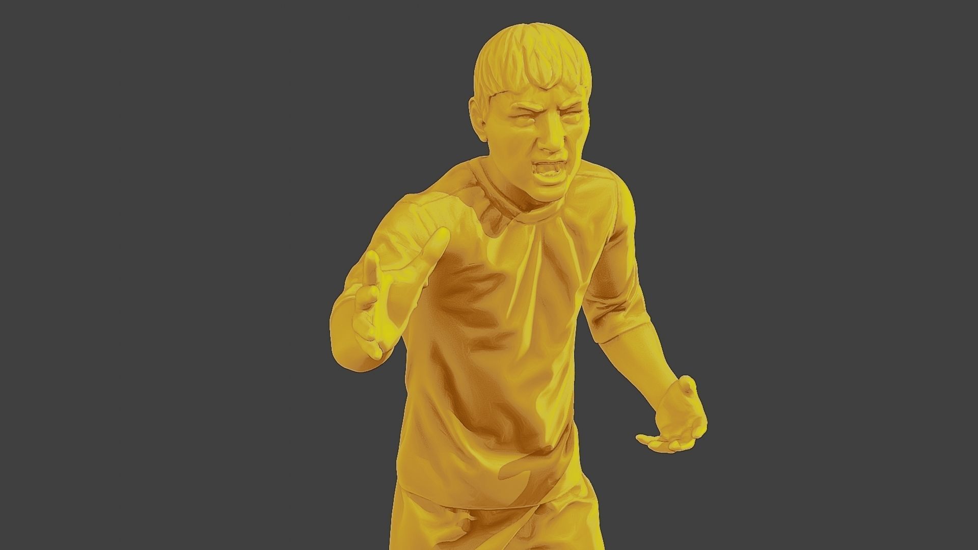 Soccer Player SP 043 3D model 3D printable | CGTrader