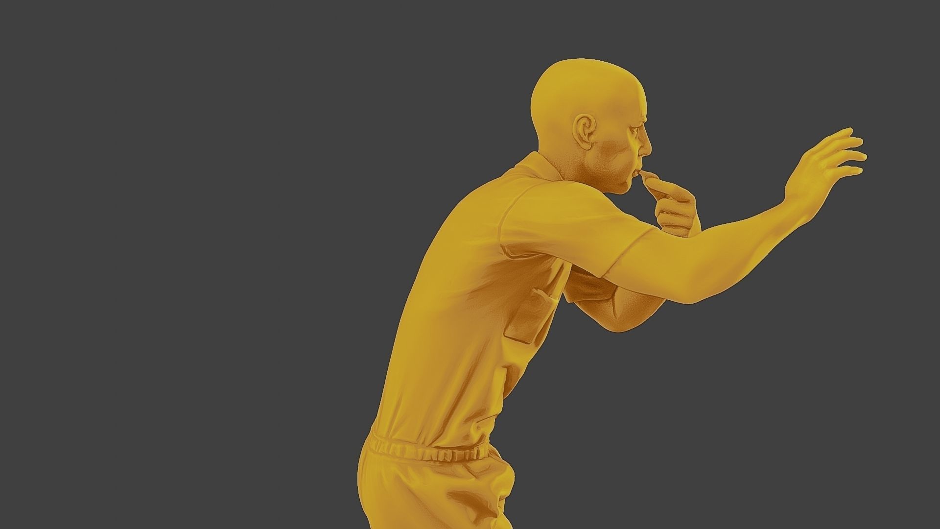 Soccer Player SP 045 3D print model_20