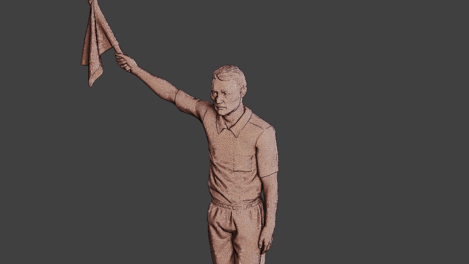 Soccer Player SP 046 3D print model_12