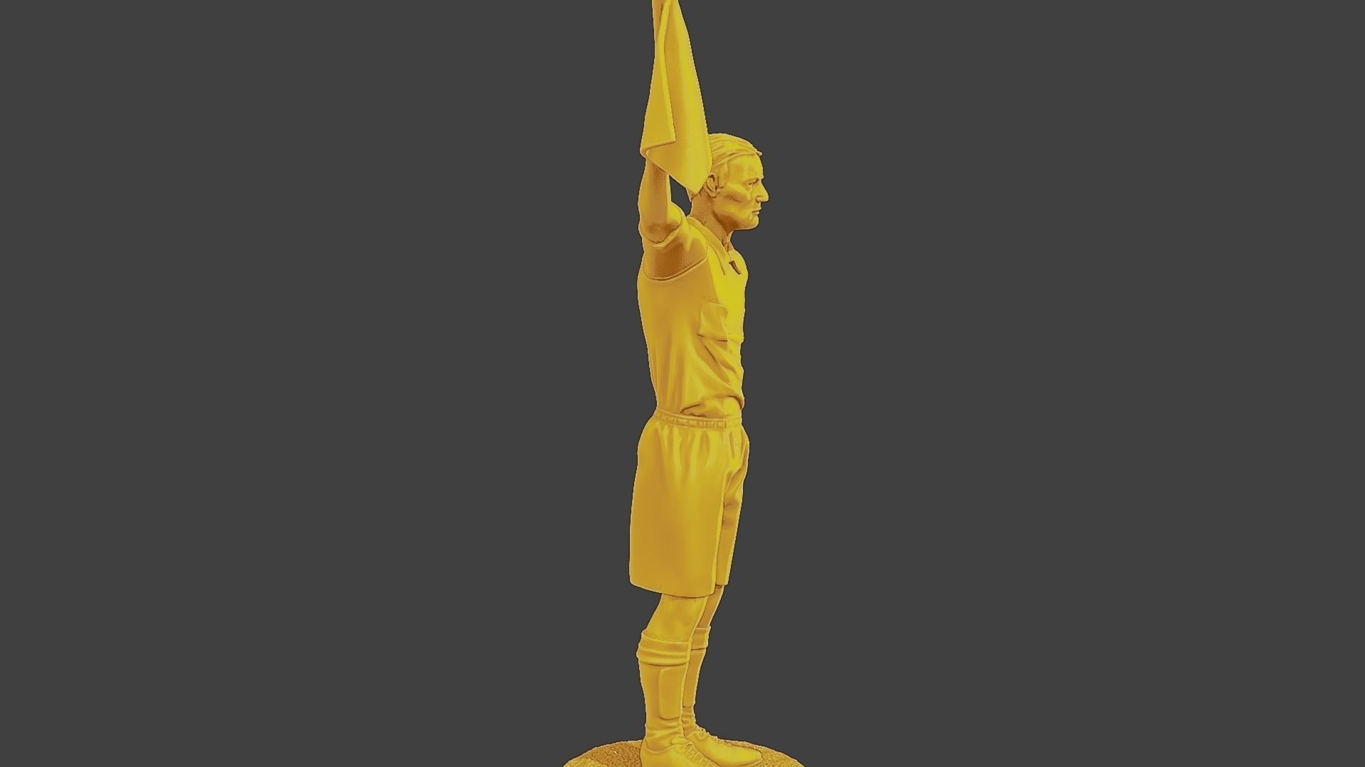 Soccer Player SP 046 3D print model_9