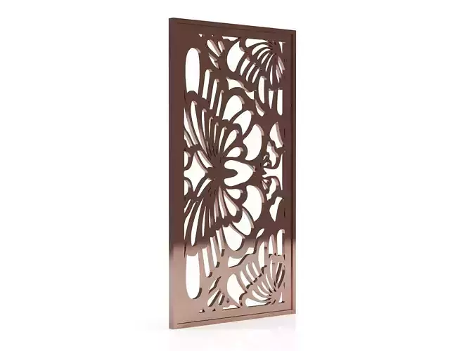 Decorative Pattern CNC Wall Partition 3d Panel 003