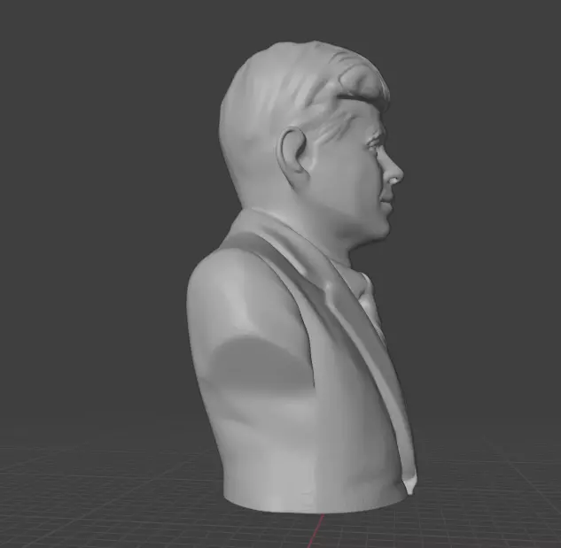 John F Kennedy 3D print model_23