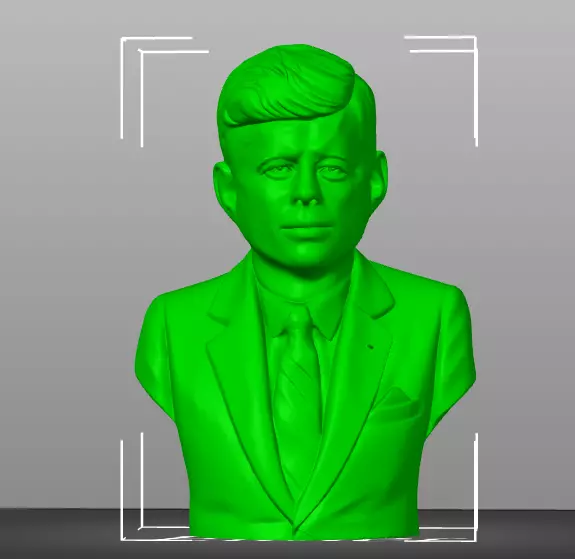 John F Kennedy 3D print model_17