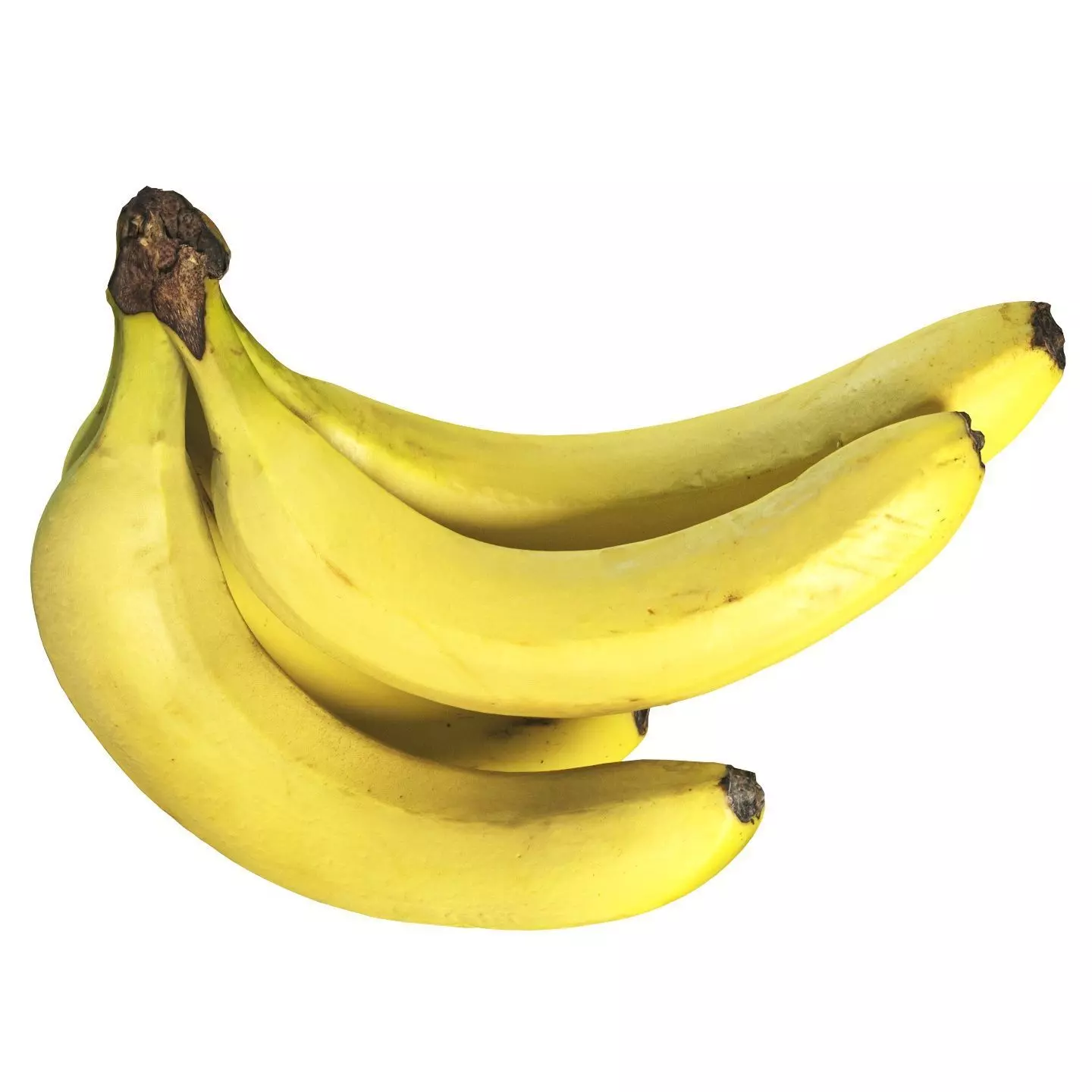 4k bunch of bananas 3D model_0