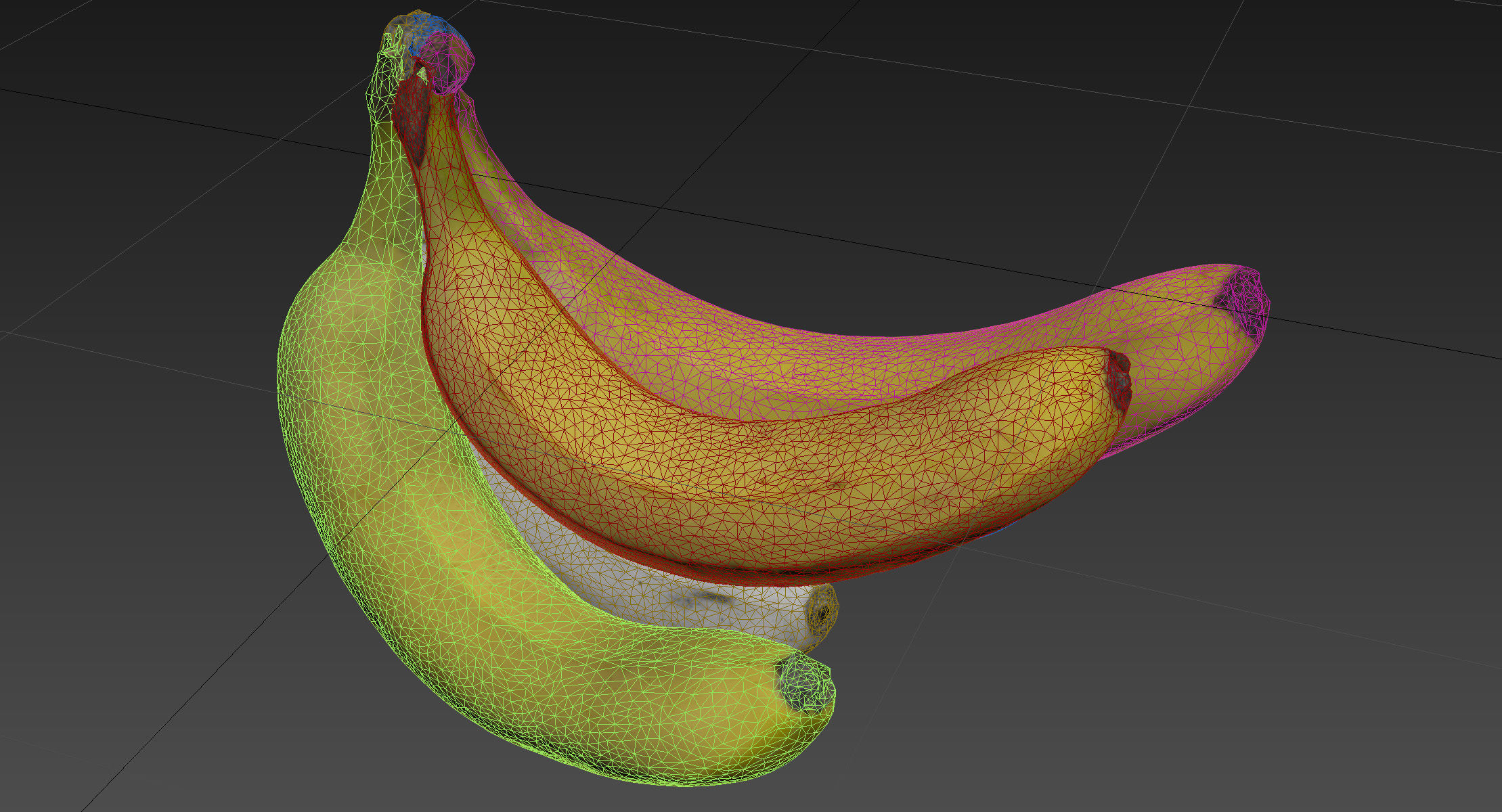 4k bunch of bananas 3D model_20