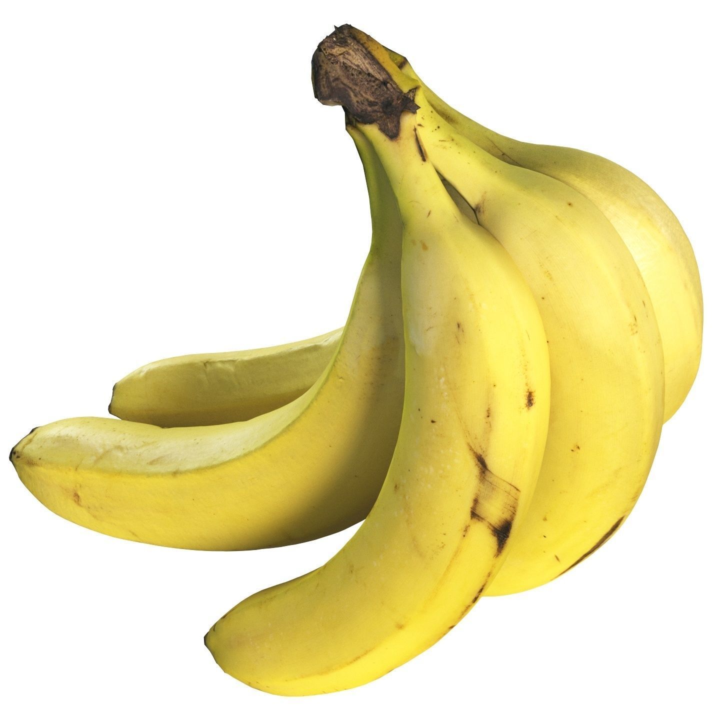 4k bunch of bananas 3D model_6