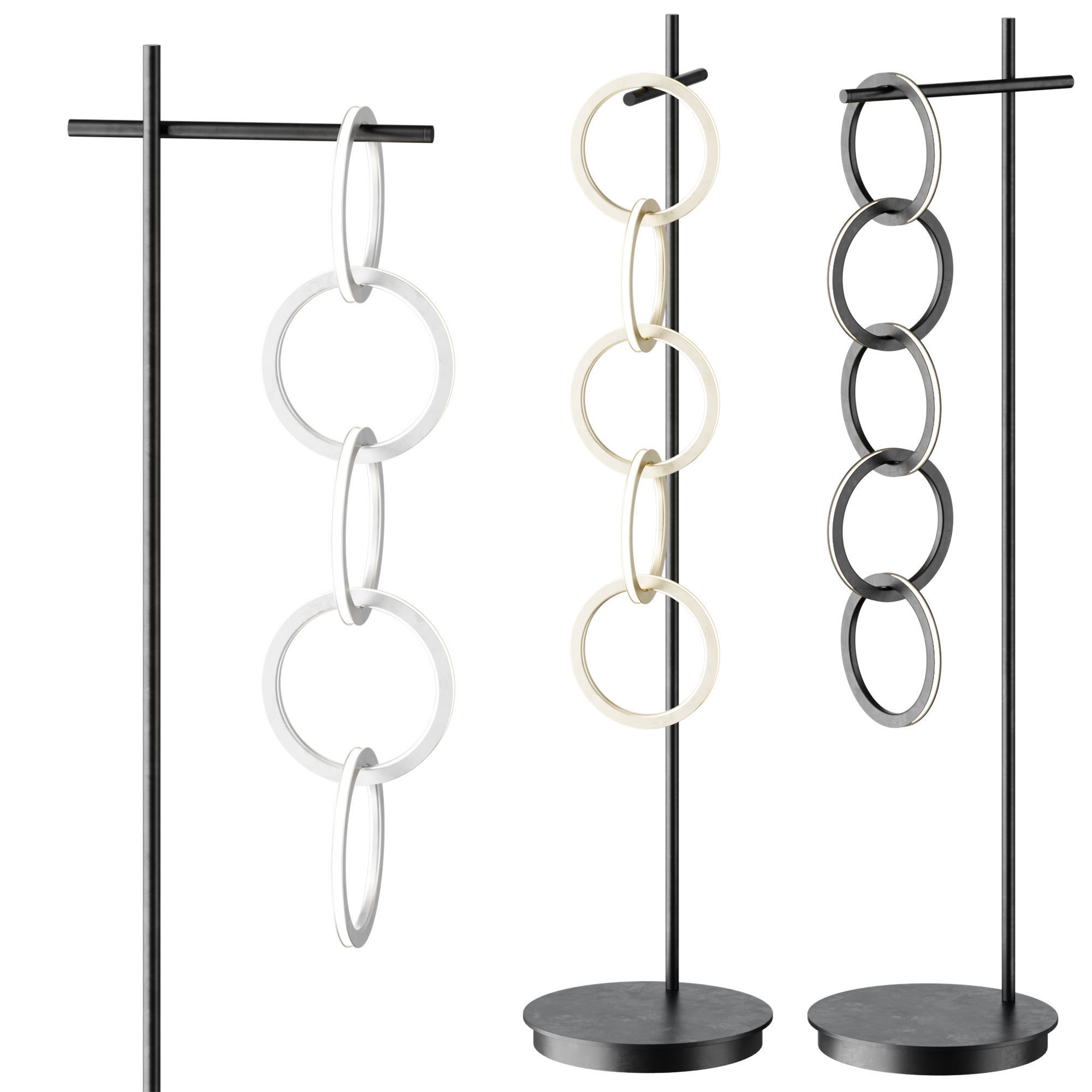 Circus Floor Lamp 3D model_2