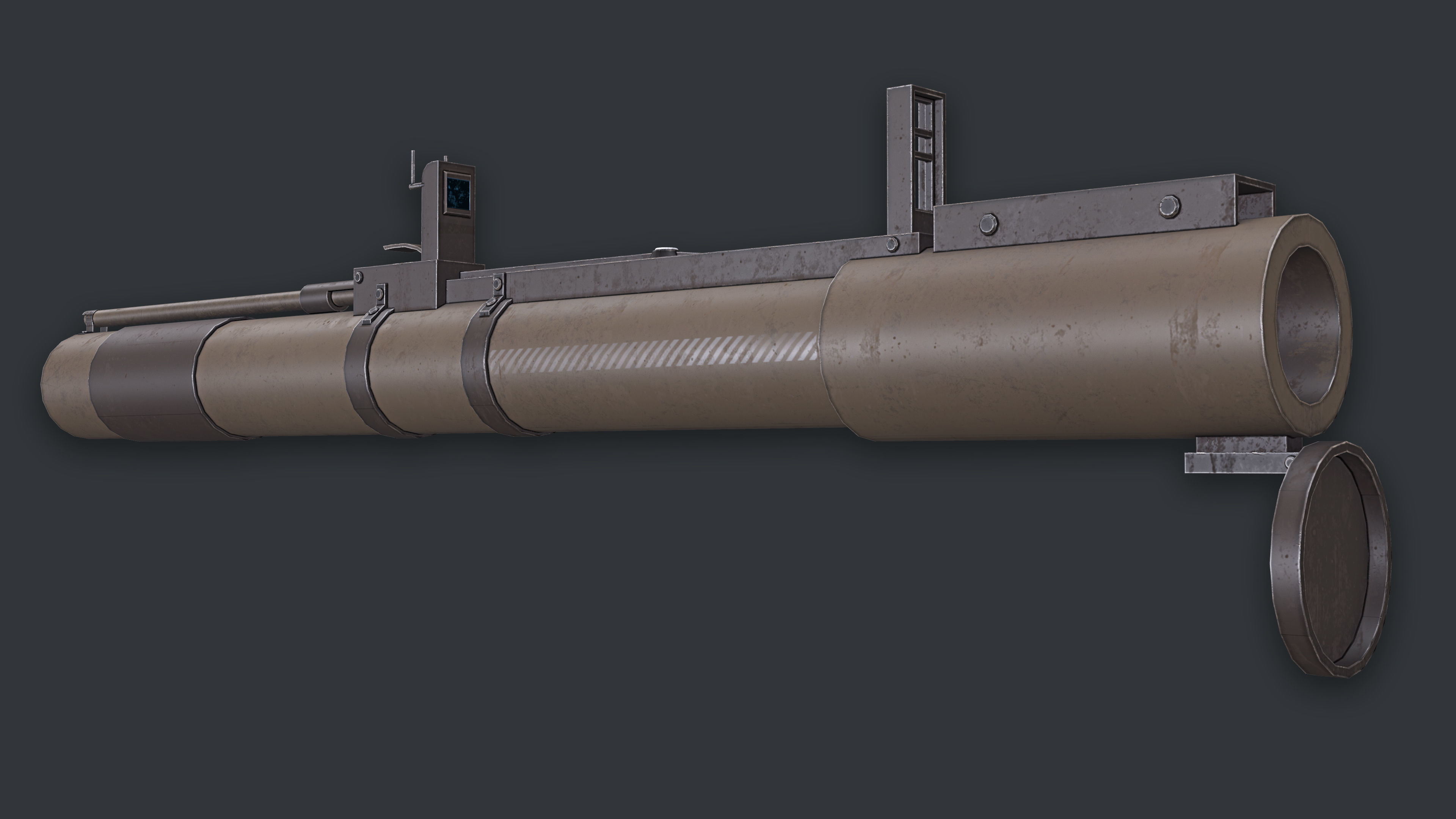 Rocket Launcher Game Ready 9 Low-poly 3D model_4