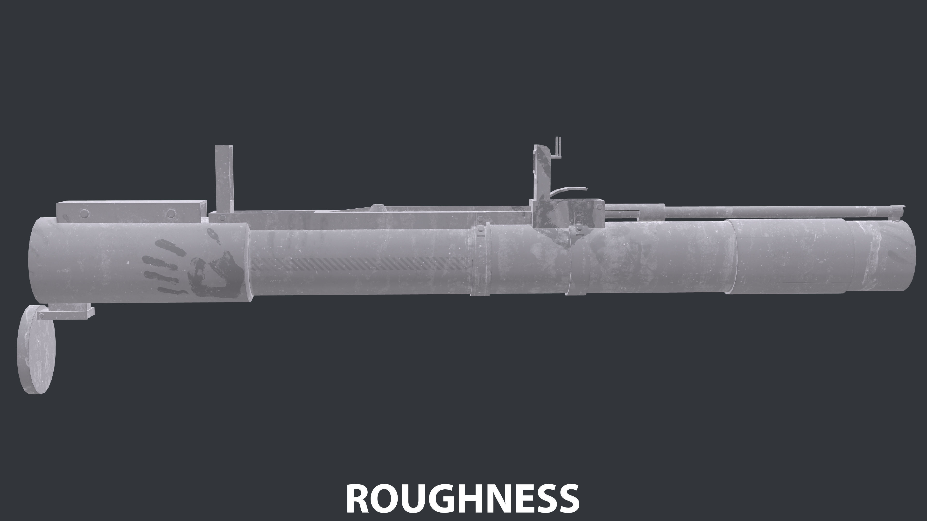 Rocket Launcher Game Ready 9 Low-poly 3D model_14