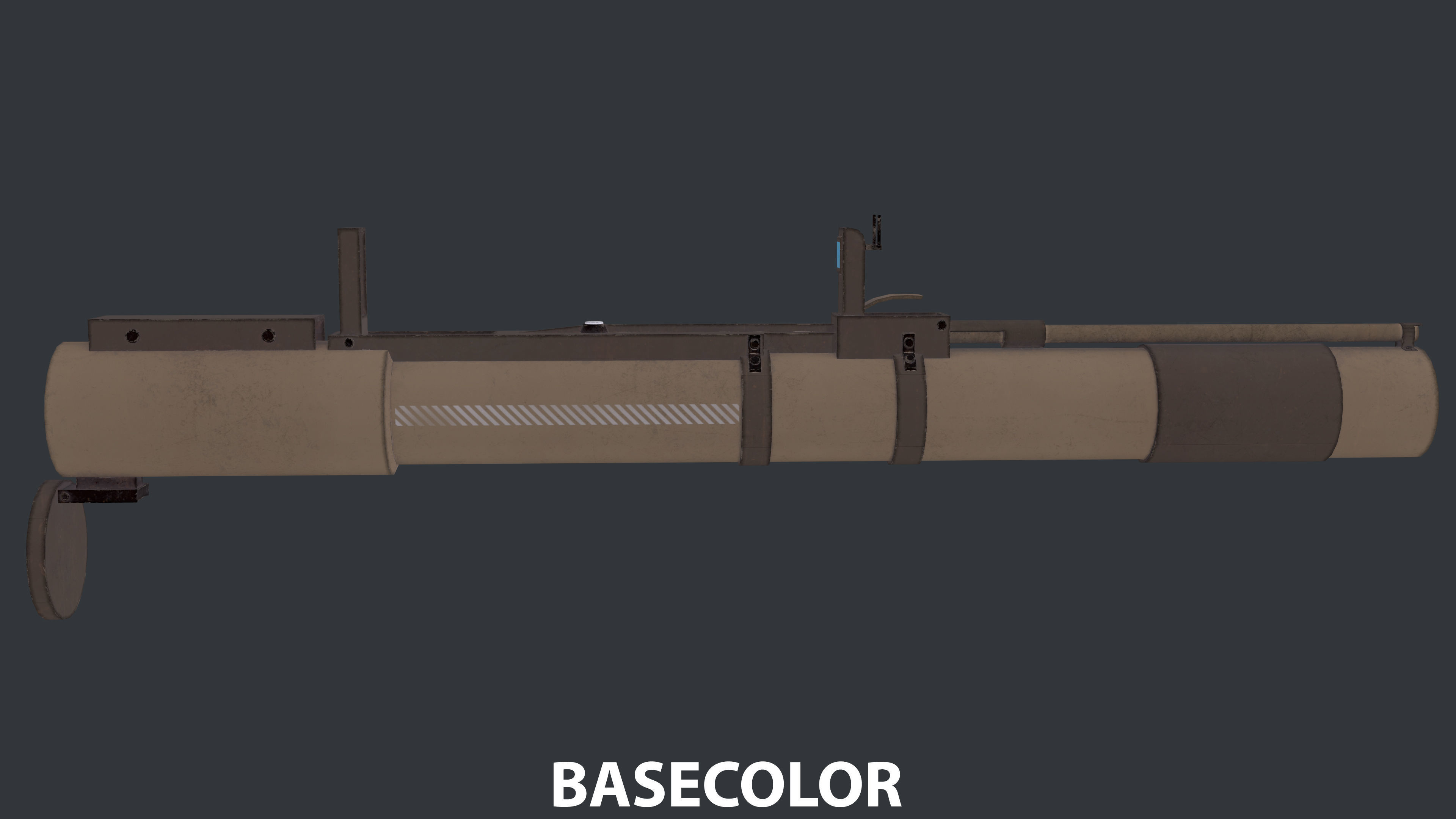 Rocket Launcher Game Ready 9 Low-poly 3D model_10