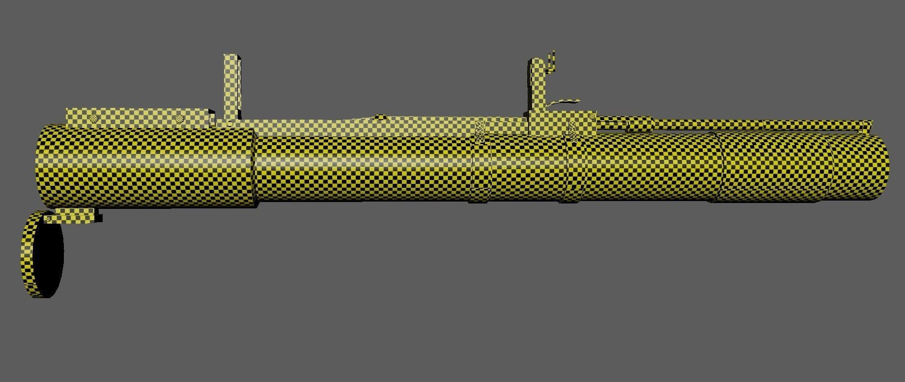 Rocket Launcher Game Ready 9 Low-poly 3D model_9