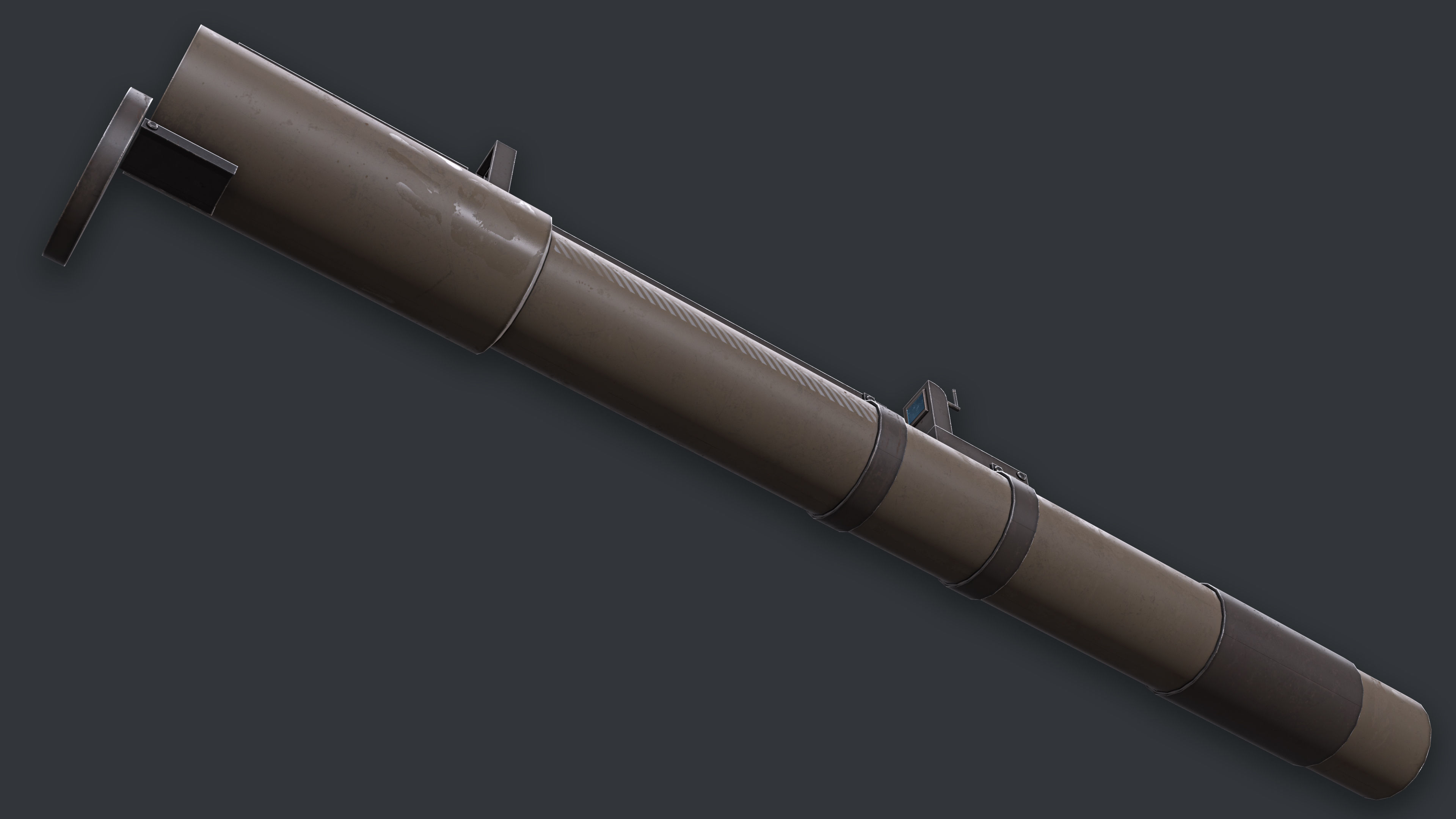 Rocket Launcher Game Ready 9 Low-poly 3D model_5