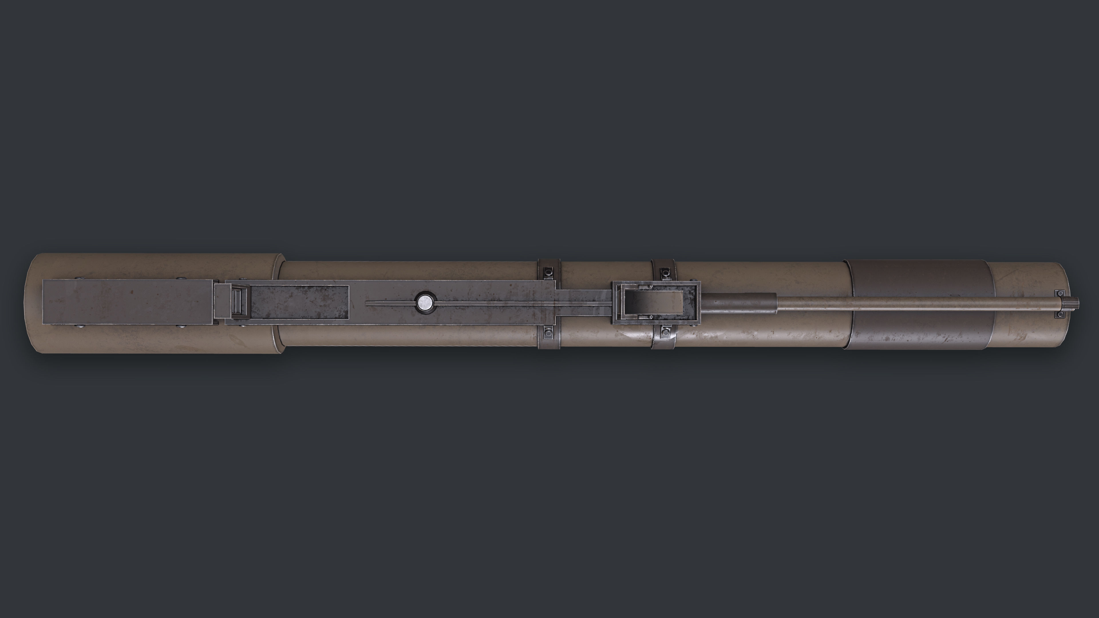 Rocket Launcher Game Ready 9 Low-poly 3D model_7