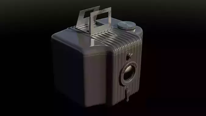 Kodak Baby Brownie 3D model