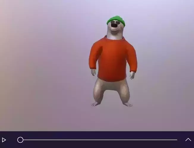 Bear Dancing Hip Hop 