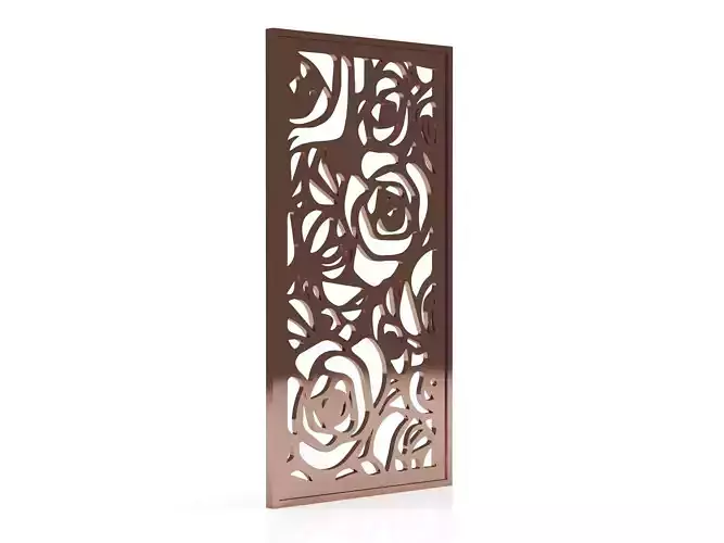 Decorative Pattern CNC Wall Partition 3d Panel 005