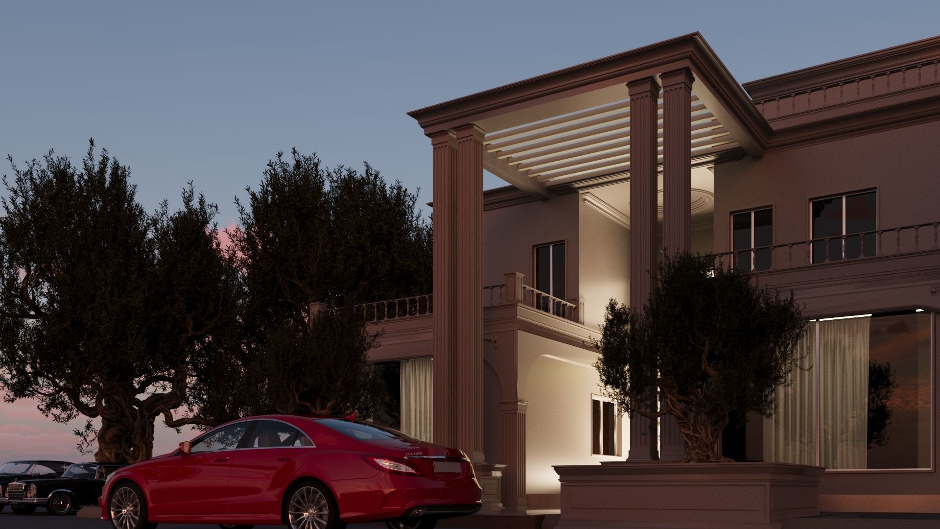 classic house 3D model_1