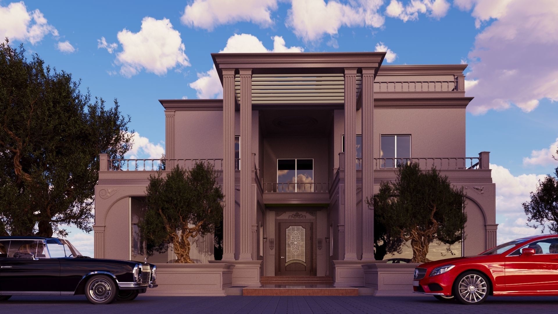 classic house 3D model_2