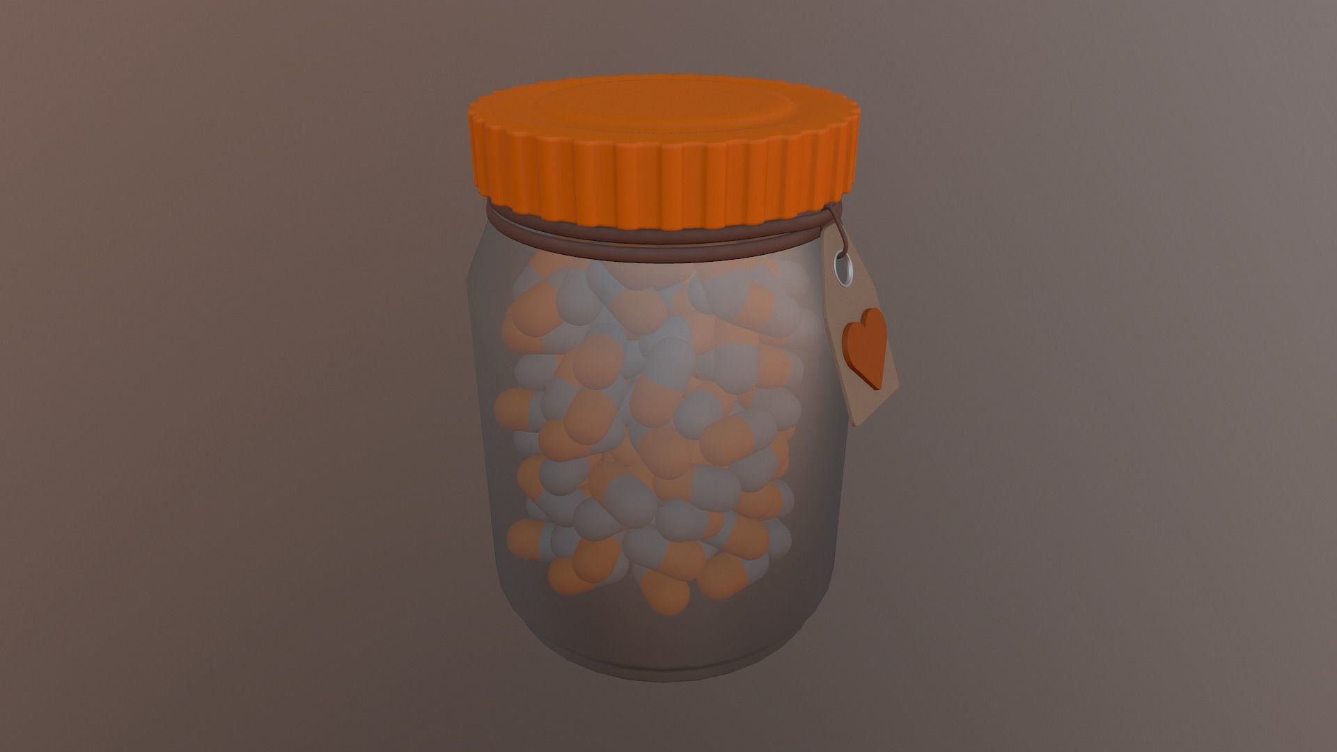  Pill Bottle 3D model_9