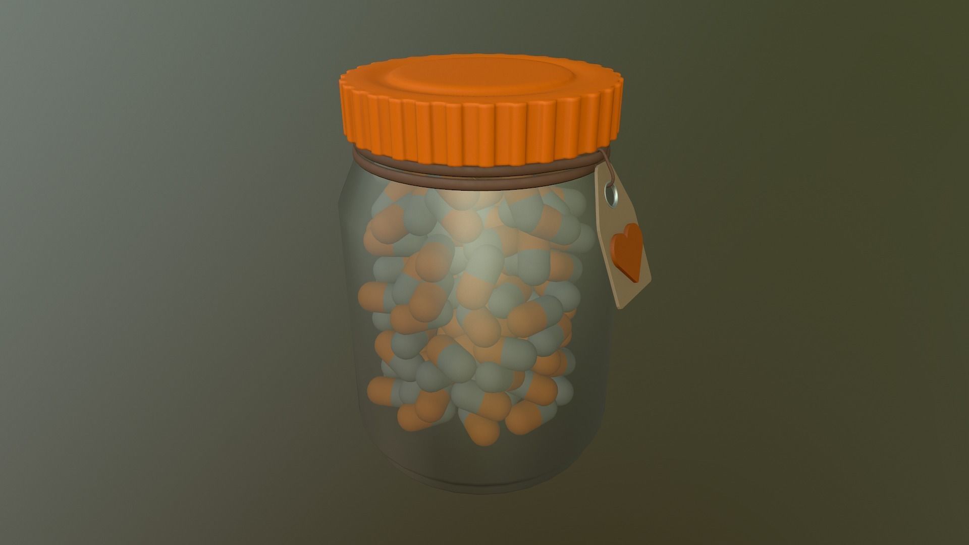  Pill Bottle 3D model_14
