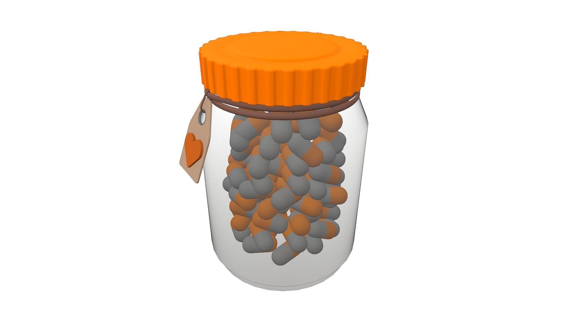  Pill Bottle 3D model_2